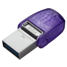 Kingston DataTraveler MicroDuo 3C 64GB USB 3.0 + USB 3.0 Type C Lila pendrive