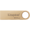 Kingston DataTraveler SE9 G3 USB 3.2 Gen1 Pendrive, 64GB, 220/110 MB/s, fém ház, arany (DTSE9G3/64GB)