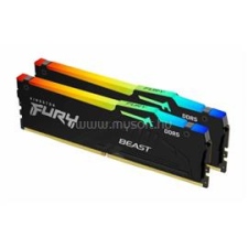 Kingston DIMM memória 2X64GB DDR5 5600MHz CL40 FURY Beast RGB (KF556C40BBAK2-128) memória (ram)