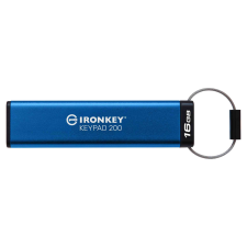 Kingston Ironkey Keypad 16GB USB-C Pendrive - Kék pendrive