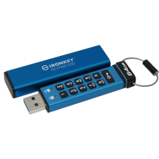 Kingston IronKey Keypad 200 64GB USB 3.0 Kék pendrive