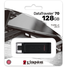 Kingston Kingston 128GB Data Traveler 70 USB-C pendrive fekete pendrive