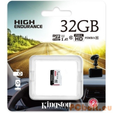 Kingston Kingston 32GB High Endurance microSDHC UHS-I CL10 memóriakártya memória (ram)