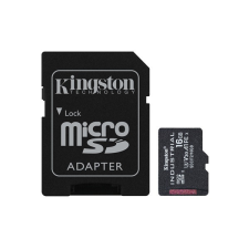 Kingston Memóriakártya MicroSDHC 16GB Industrial C10 A1 pSLC + Adapter memóriakártya