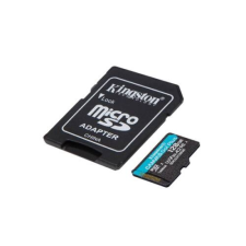 Kingston Memóriakártya MicroSDXC 128GB Canvas Go Plus 170R A2 U3 V30 + Adapter memóriakártya