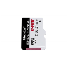 Kingston Memóriakártya, microSDXC, 64GB, CL10/U1, A1, 95/30 MB/s,  "Endurance" memóriakártya