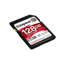 Kingston Memóriakártya SDXC 128GB Canvas React Plus UHS-II 300R/260W U3 V90 memóriakártya