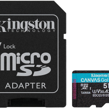 Kingston microSDXC Canvas Go Plus Gen4 512GB memóriakártya