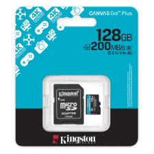 Kingston - MICROSDXC CANVAS GO! PLUS (GEN 4) 128GB - SDCG4/128GB memóriakártya