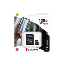 Kingston - MICROSDXC Canvas Select Plus 128GB + adapter - SDCS2/128GB memóriakártya