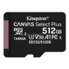Kingston microSDXC memória kártya 512GB Class 10 A1 (100/85) Canvas Select Plus (SDCS2/512GBSP)