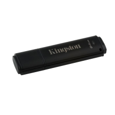 Kingston Pendrive, 4GB, USB 3.0, 80/12MB/s, titkosítással, "DT4000G2 Management Ready", fekete pendrive