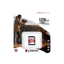Kingston - SDXC Canvas React Plus V60 128GB - SDR2V6/128GB memóriakártya
