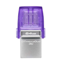 Kingston Technology DataTraveler microDuo 3C USB flash meghajtó 64 GB USB Type-A / USB Type-C 3.2... pendrive
