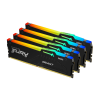 "KINGSTON TECHNOLOGY" Kingston Technology FURY Beast RGB 128 GB 4 x 32 GB DDR5 5600 MT/másodperc