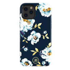 KINGXBAR Blossom telefontok díszített eredeti Swarovski kristályokkal iPhone 12 mini többszínű (Gardenia) tok és táska