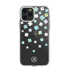 KINGXBAR Lucky Swarovski Apple iPhone 12 mini clear (Clover) tok és táska