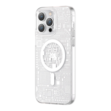 KINGXBAR PQY Geek MagSafe Apple iPhone 14 Plus silver tok és táska