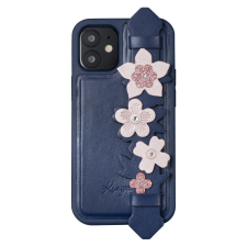 KINGXBAR Sweet Swarovski Apple iPhone 12 Pro Max blue tok és táska