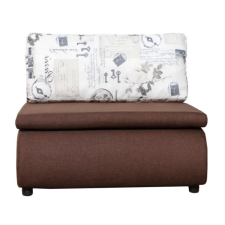  Kinyitható fotel, barna/minta, KENY NEW bútor