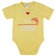 "Kis főnök" feliratos rövid ujjú baba body női body