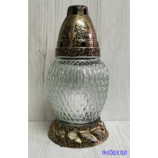  Kis hasas üvegmécses 17 cm - Fehér dekorációs kellék