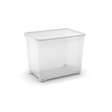 Kis-Kis T Box XL műanyag tárolódoboz transzparens 70L 55,5x39x42,5cm bútor