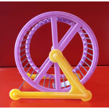  Kis méretű mókuskerék kistestű rágcsálók részére (Átmérő: 13 cm) játék rágcsálóknak