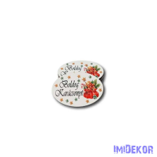  Kis ovális 5db/csomag 4x6cm - Mézi puttonyban dekorációs kellék