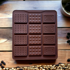  Kis táblák csokiforma szilikon 12 adagos sütés és főzés