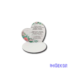  Kis talpas fa szív 13,2x12,8 cm - Óvónéni dekorációs kellék