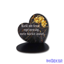  Kis talpas szív 13x12,5cm - Kell ott fenn… dekorációs kellék