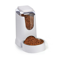  Kisállat automata etető rozsdamentes acél tállal -3,8L kutyatál