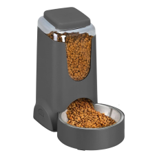  Kisállat automata etető rozsdamentes acél tállal -3,8L - Sötétkék kutyatál