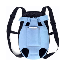  Kisállat kengurus farmer hátizsák -Közepes - Halványkék szállítóbox, fekhely kutyáknak