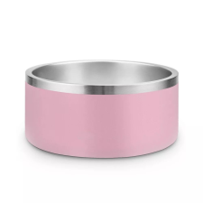  Kisállat speciális fém tál-14cm - Rózsaszín kutyatál