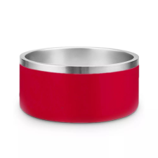 Kisállat speciális fém tál-16cm - Piros kutyatál