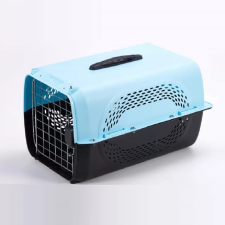 Kisállat szállító box -nagy méret - Szürke szállítóbox, fekhely kutyáknak