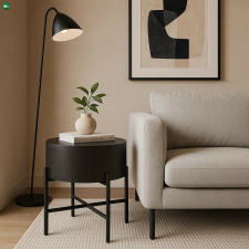  Kisasztal Fekete Színben. CEVES bútor