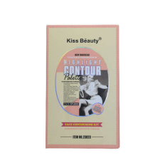 Kiss Beauty Highlight Contour Palette - 1 arcpirosító, bronzosító