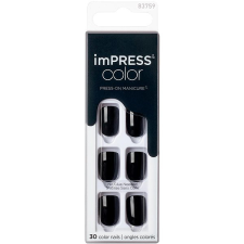 KISS imPRESS Color - All Black körömdíszítő