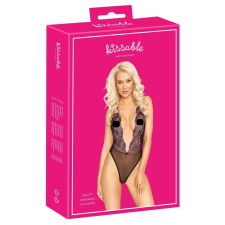 Kissable Kissable - pink hímzéses body (fekete) body