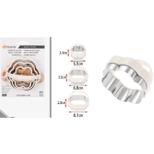 KISZÚRÓ VIRÁG ALAKÚ 3DB-OS SZETT MAX:2,5X8,1CM konyhai eszköz