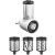 KitchenAid hármas tartozékcsomagolás (5KSMVSA + 5KSMFGA + 5KSMFVSP)