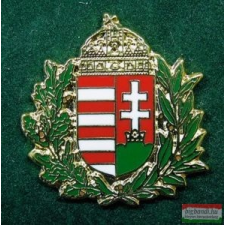  Kitűző - Lombkoronás magyar címer kitűző