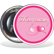Kitűző, Menyasszony, 58mm ajándéktárgy
