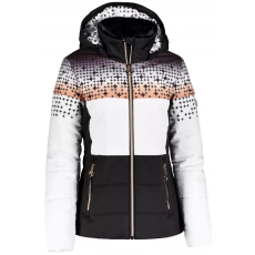 Kixmi Női téli kabát KIXMI VANIKA FEKETE/FEHÉR méret: XL