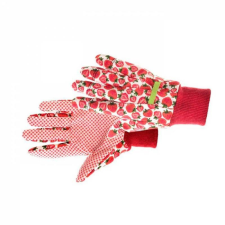 Kixx Kesztyű Fresh Fruit textil pöttyös, piros, 8 védőkesztyű