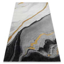 Kizárólagos EMERALD szőnyeg 1017 glamour, elegáns márvány fekete / arany 160x220 cm lakástextília