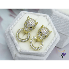  Klarisz antiallergén pumafejes fülbevaló-14K fülbevaló